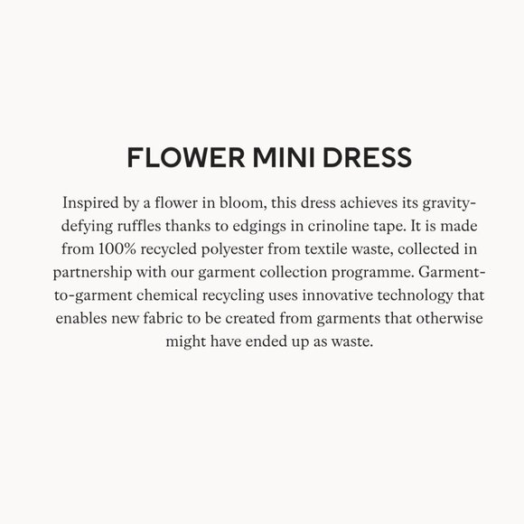 Limited Edition H&M Innovation Metaverse Design Story Flower Mini Dress A/W 2022 - Picture 4 of 10